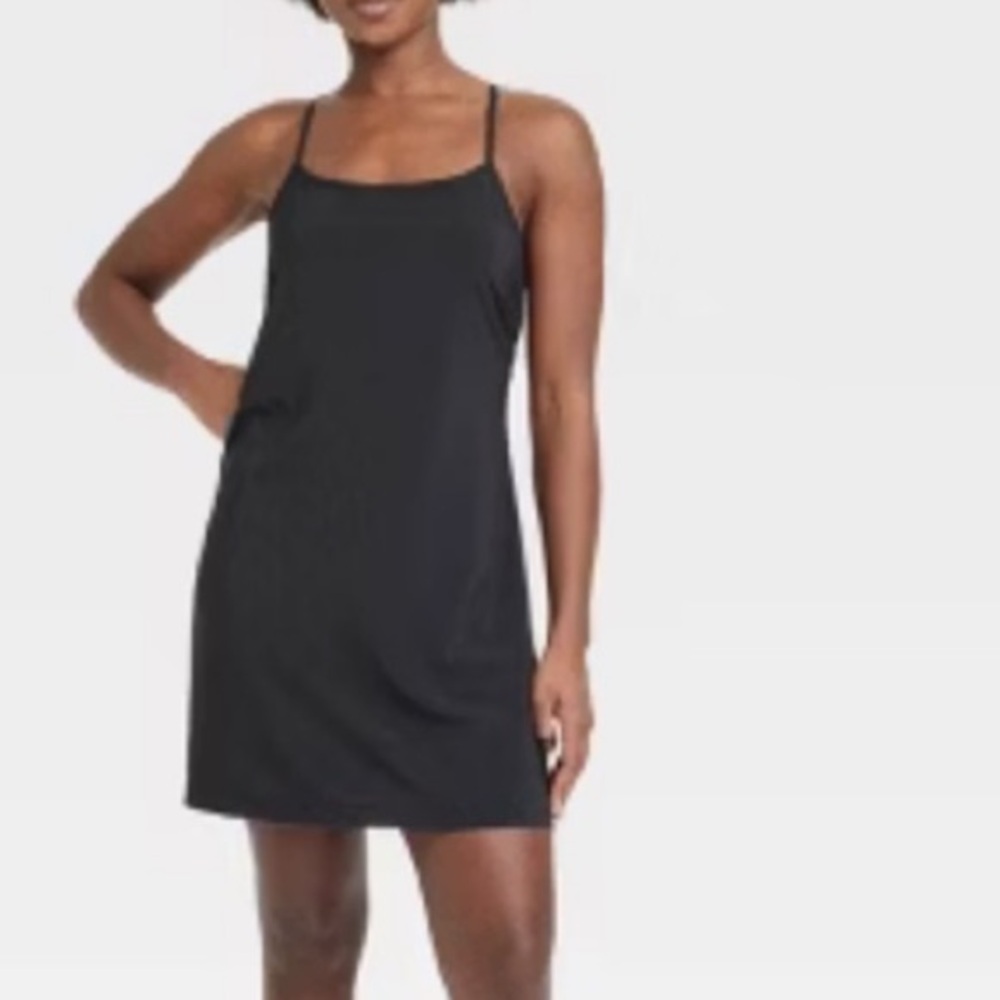Women’s Flex Strappy Active Dress. Black. S - Picture 1 of 16
